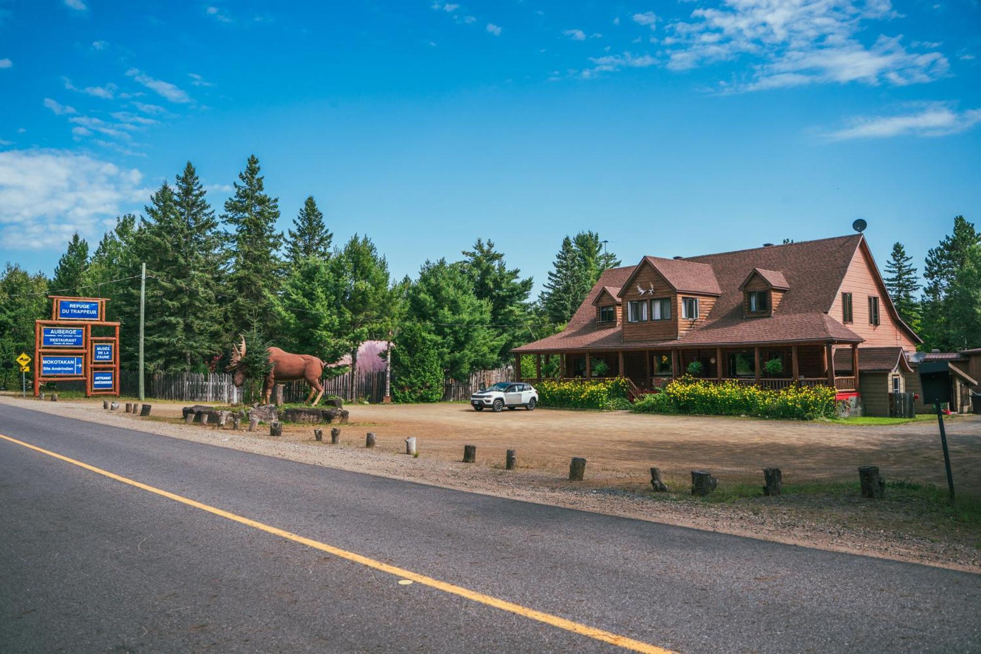 L'Auberge Refuge Du Trappeur Сен Матийо Дю Парк Екстериор снимка